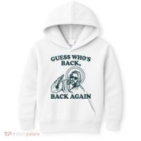 Guess Whos Back Back Again Jesus Kids Hoodie thumb 0
