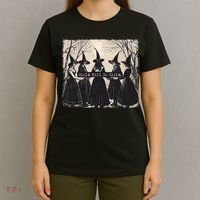 Girl Will Be Girl Witch Halloween Funny Witchy Vibes Women T-Shirt thumb 4