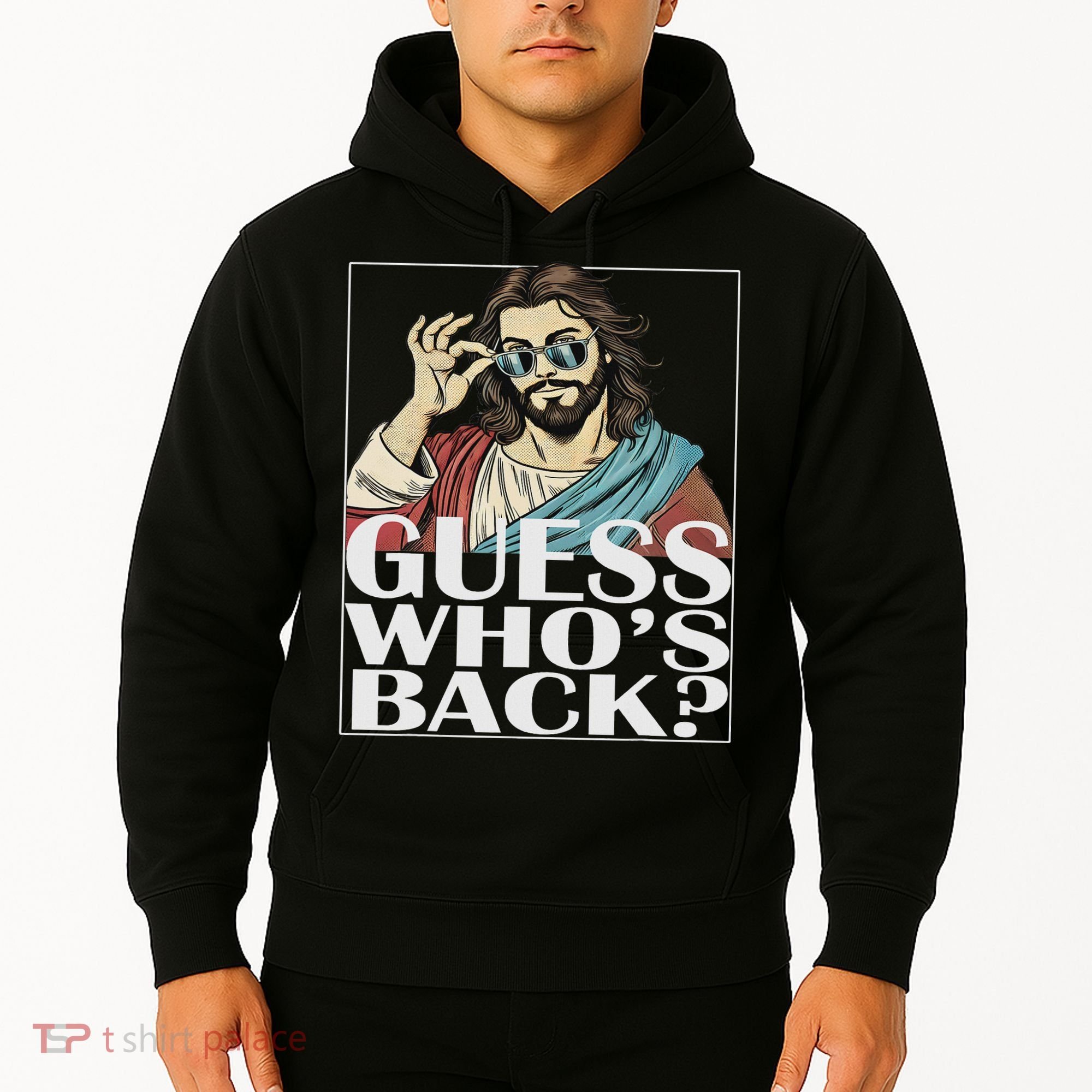 Guess Whos Back Jesus Easter Religious Catholic Hoodie