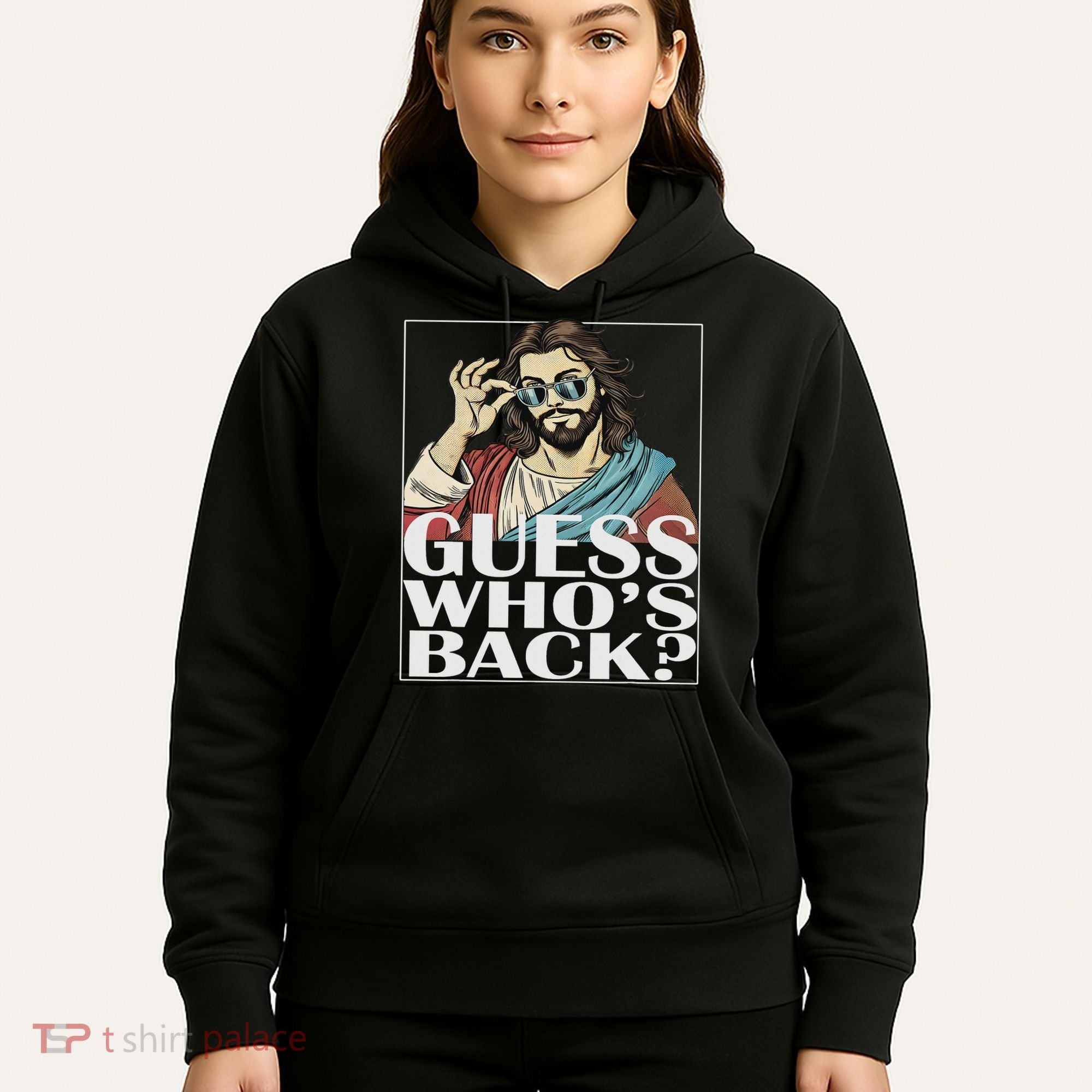 Guess Whos Back Jesus Easter Religious Catholic Hoodie