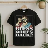 Guess Whos Back Jesus Easter Religious Catholic T-Shirt thumb 2