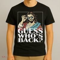 Guess Whos Back Jesus Easter Religious Catholic T-Shirt thumb 3