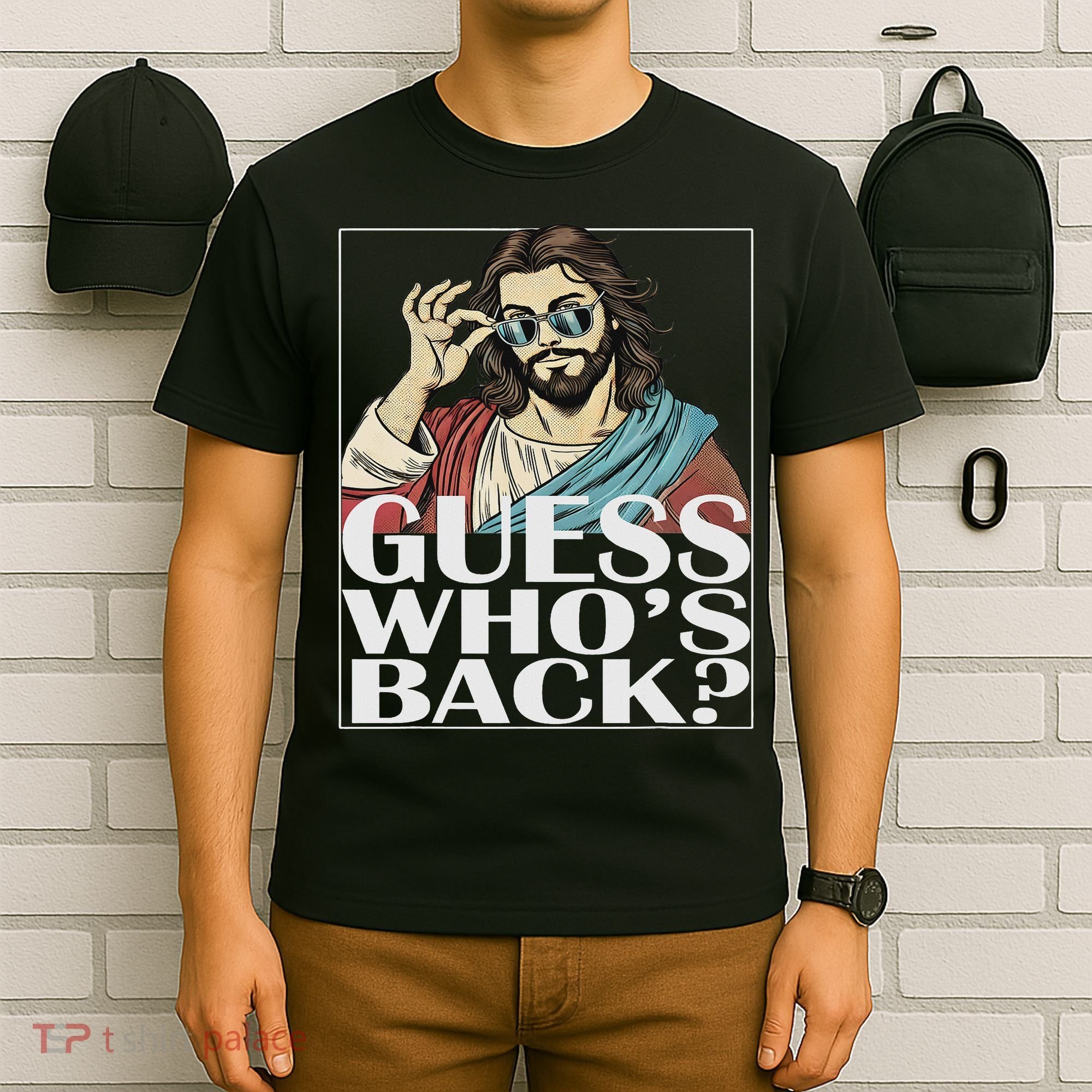 Guess Whos Back Jesus Easter Religious Catholic T-Shirt