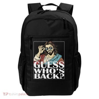 Guess Whos Back Jesus Easter Religious Catholic Backpack