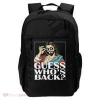 Guess Whos Back Jesus Easter Religious Catholic Backpack thumb 0