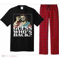 Guess Whos Back Jesus Easter Religious Catholic Pajama Set thumb 0