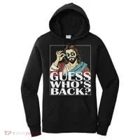 Guess Whos Back Jesus Easter Religious Catholic Women's Hoodie thumb 0