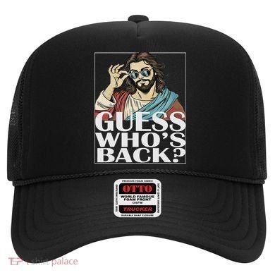 Guess Whos Back Jesus Easter Religious Catholic Hat