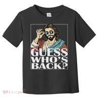 Guess Whos Back Jesus Easter Religious Catholic Toddler T-Shirt thumb 0