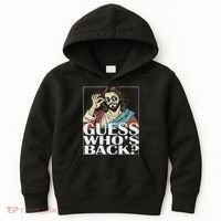 Guess Whos Back Jesus Easter Religious Catholic Kids Hoodie thumb 0