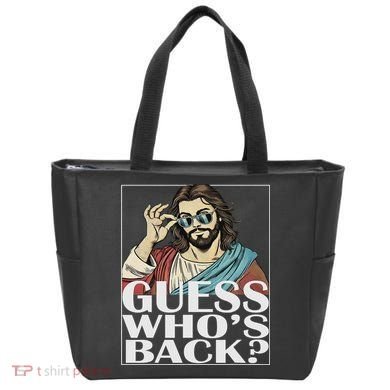 Guess Whos Back Jesus Easter Religious Catholic Tote Bag