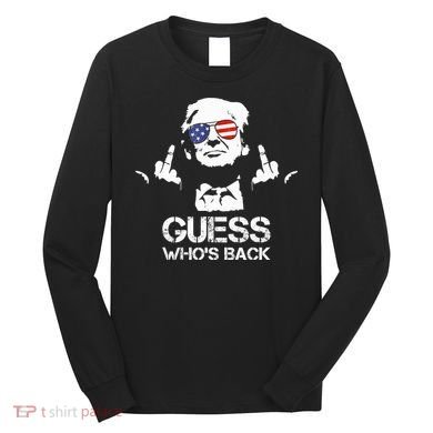 Guess WhoS Back Trump Long Sleeve Shirt