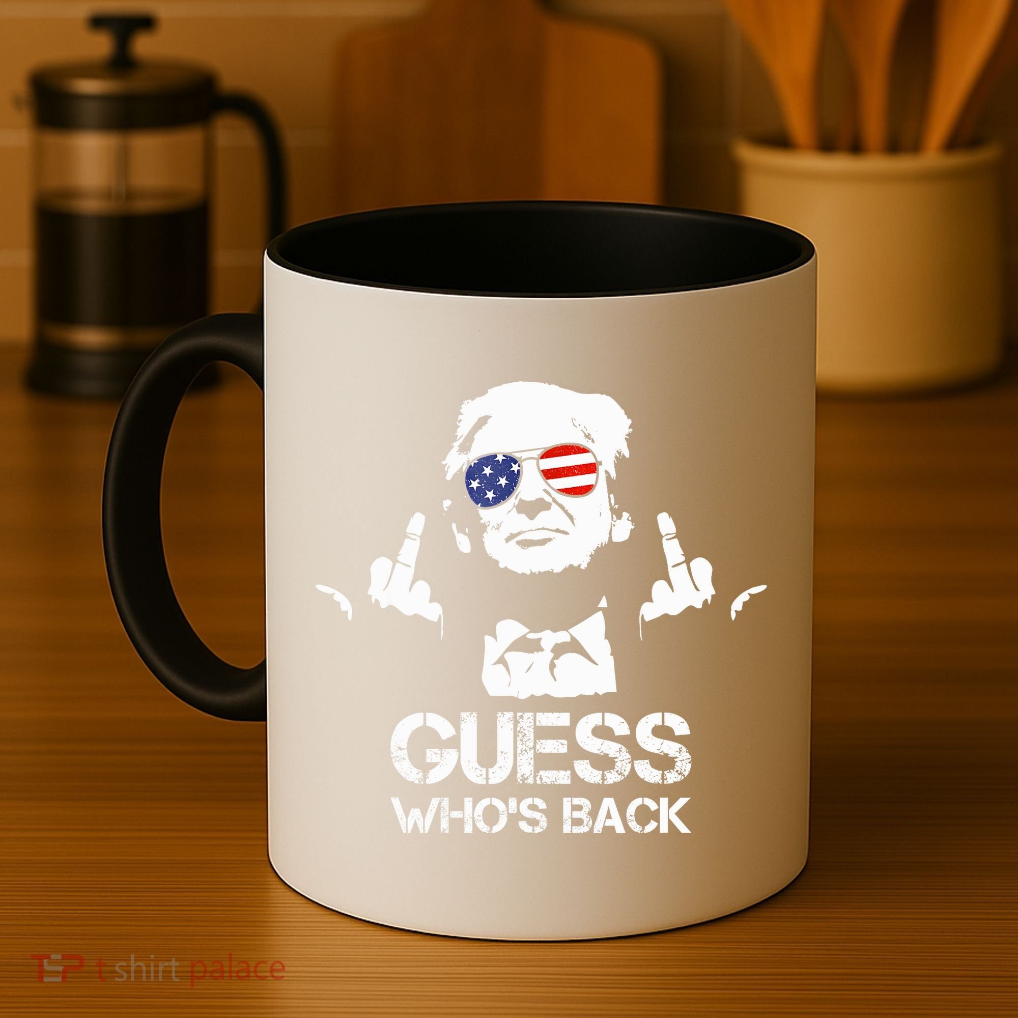 Guess WhoS Back Trump Coffee Mug
