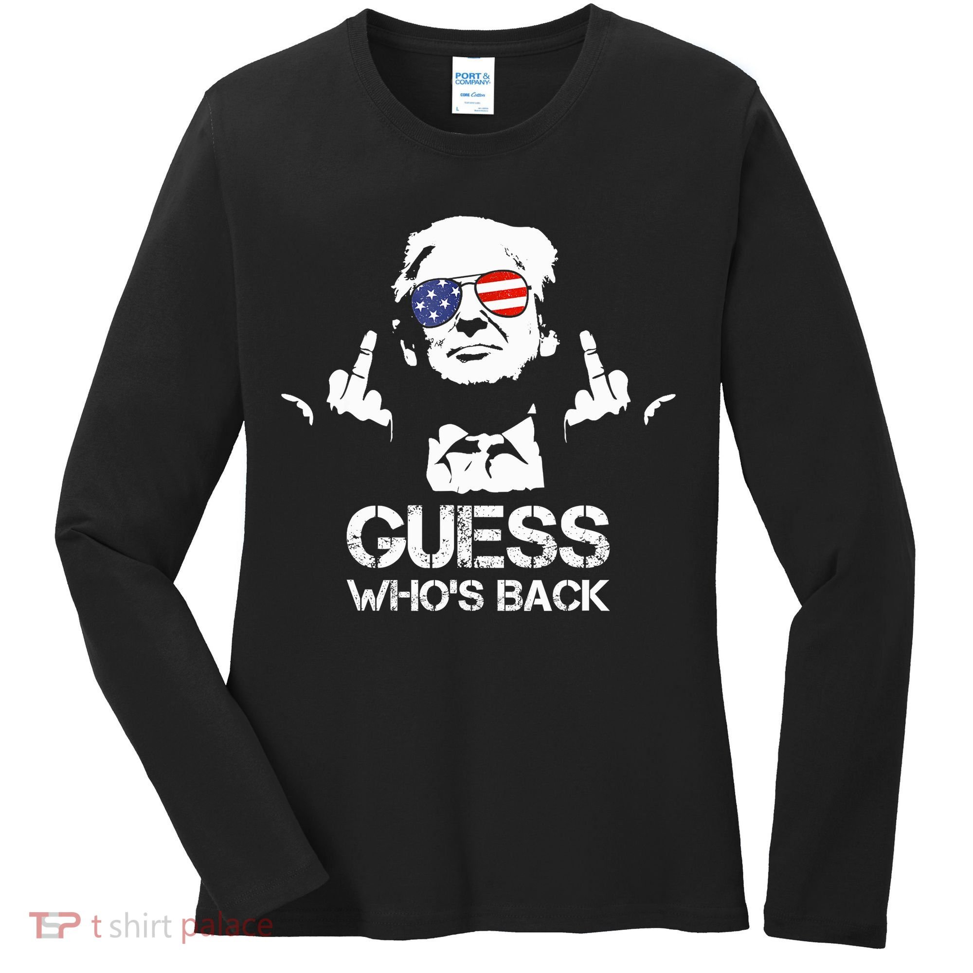 Guess WhoS Back Trump Women's Long Sleeve Shirt