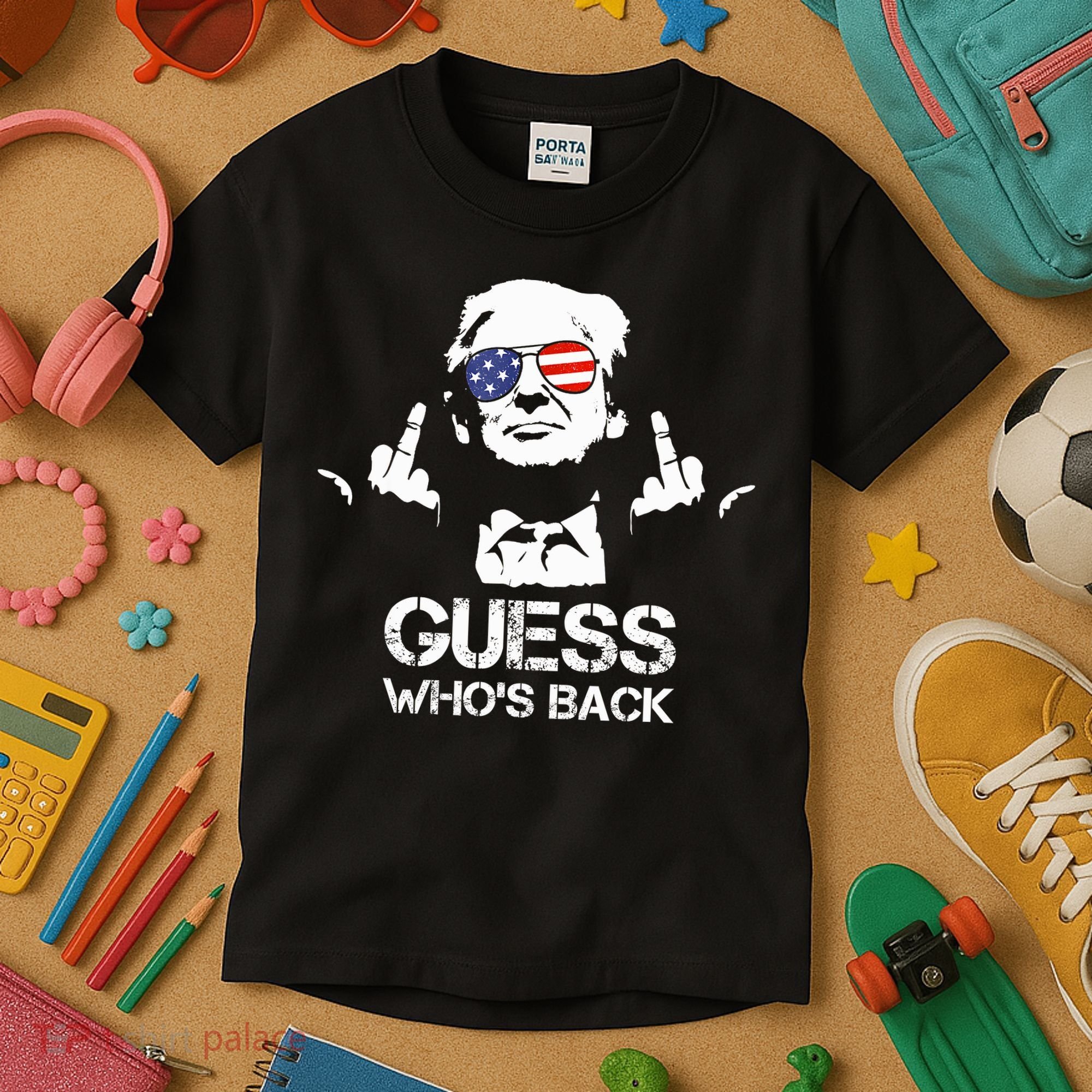 Guess WhoS Back Trump Kids T-Shirt