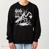 Girls Will Be Girls Praying Mantis Women's Sweatshirt thumb 0