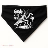Girls Will Be Girls Praying Mantis USA-Made Doggie Bandana thumb 0