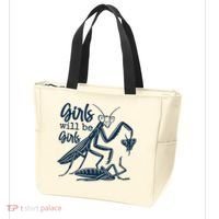 Girls Will Be Girls Praying Mantis Tote Bag thumb 3