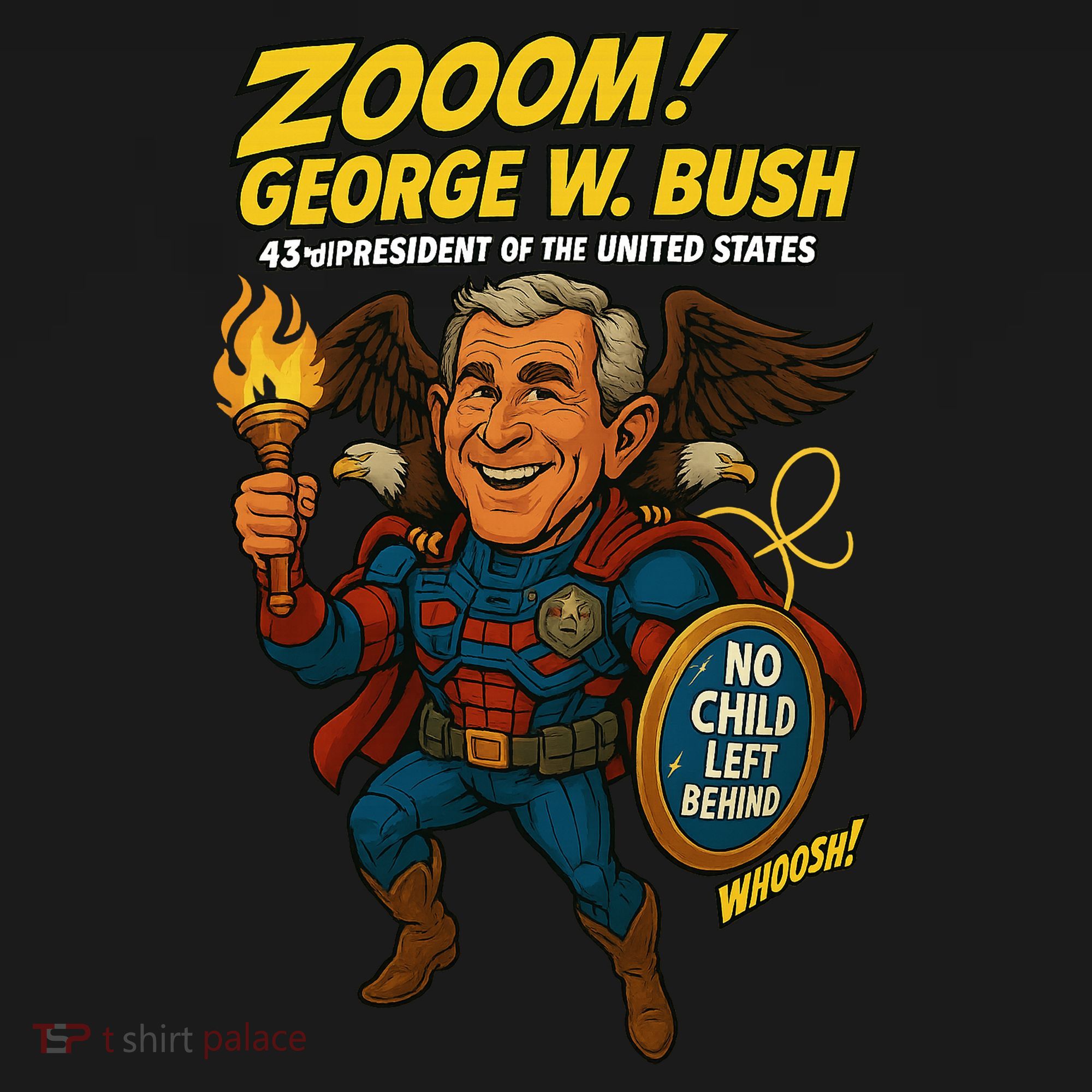 George W. Bush The Presidential Chronicles Toddler Hoodie