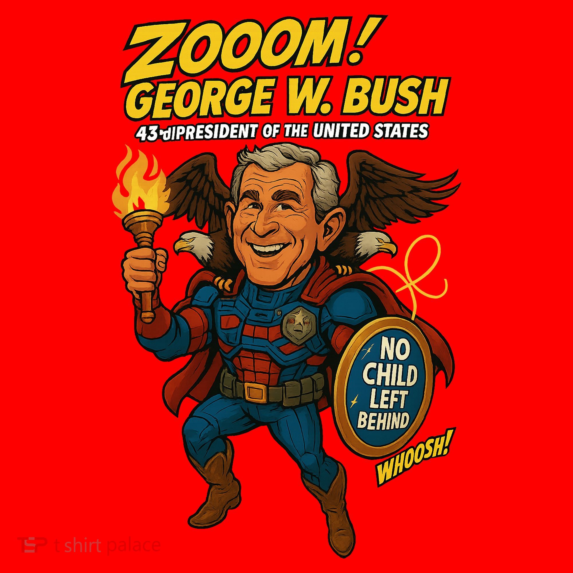 George W. Bush The Presidential Chronicles Santa Hat