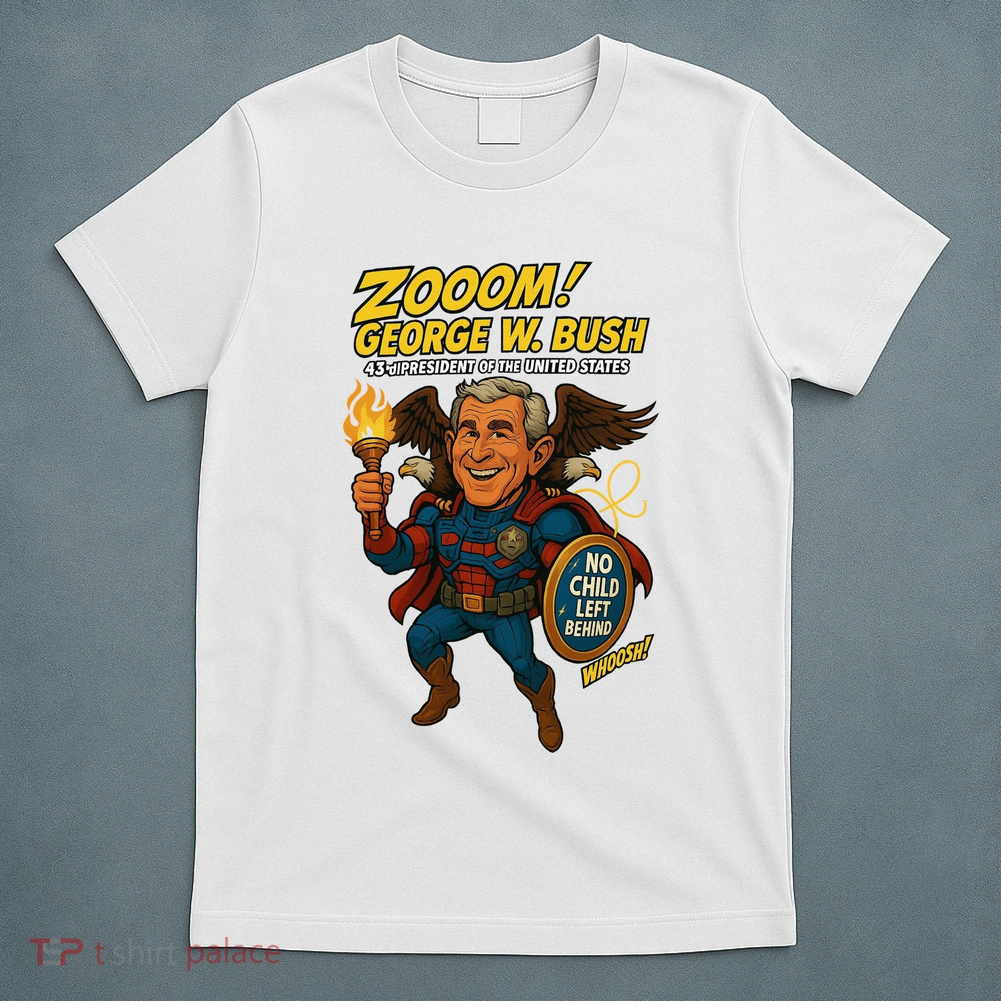 George W. Bush The Presidential Chronicles T-Shirt