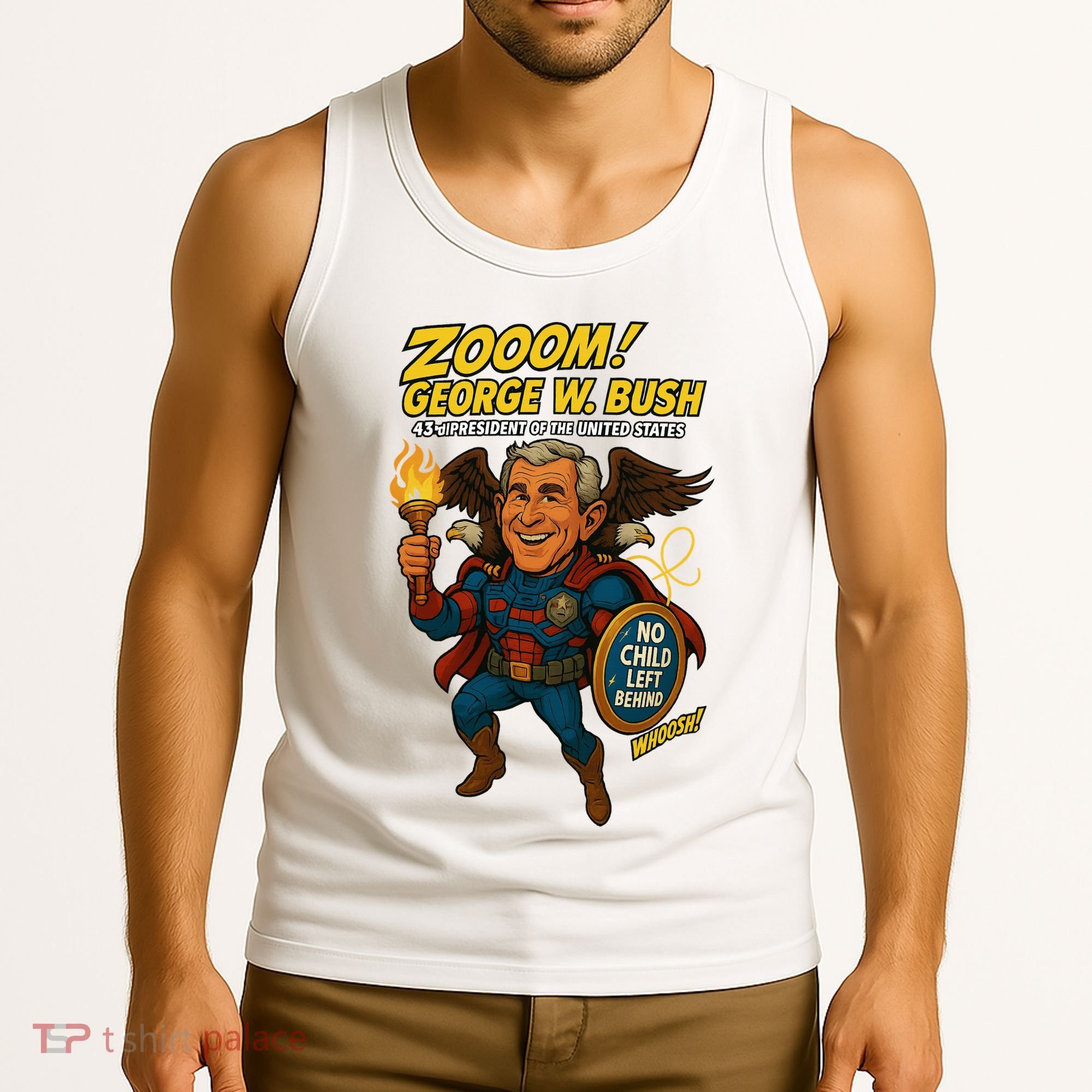 George W. Bush The Presidential Chronicles Tank Top