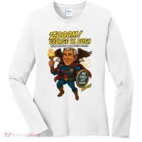 George W. Bush The Presidential Chronicles Women's Long Sleeve Shirt thumb 0
