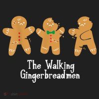 Gingerbread Walking Bread Cookie Baking Cute Christmas Women's Sweatshirt thumb 2