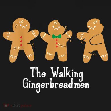 Gingerbread Walking Bread Cookie Baking Cute Christmas Long Sleeve Shirt