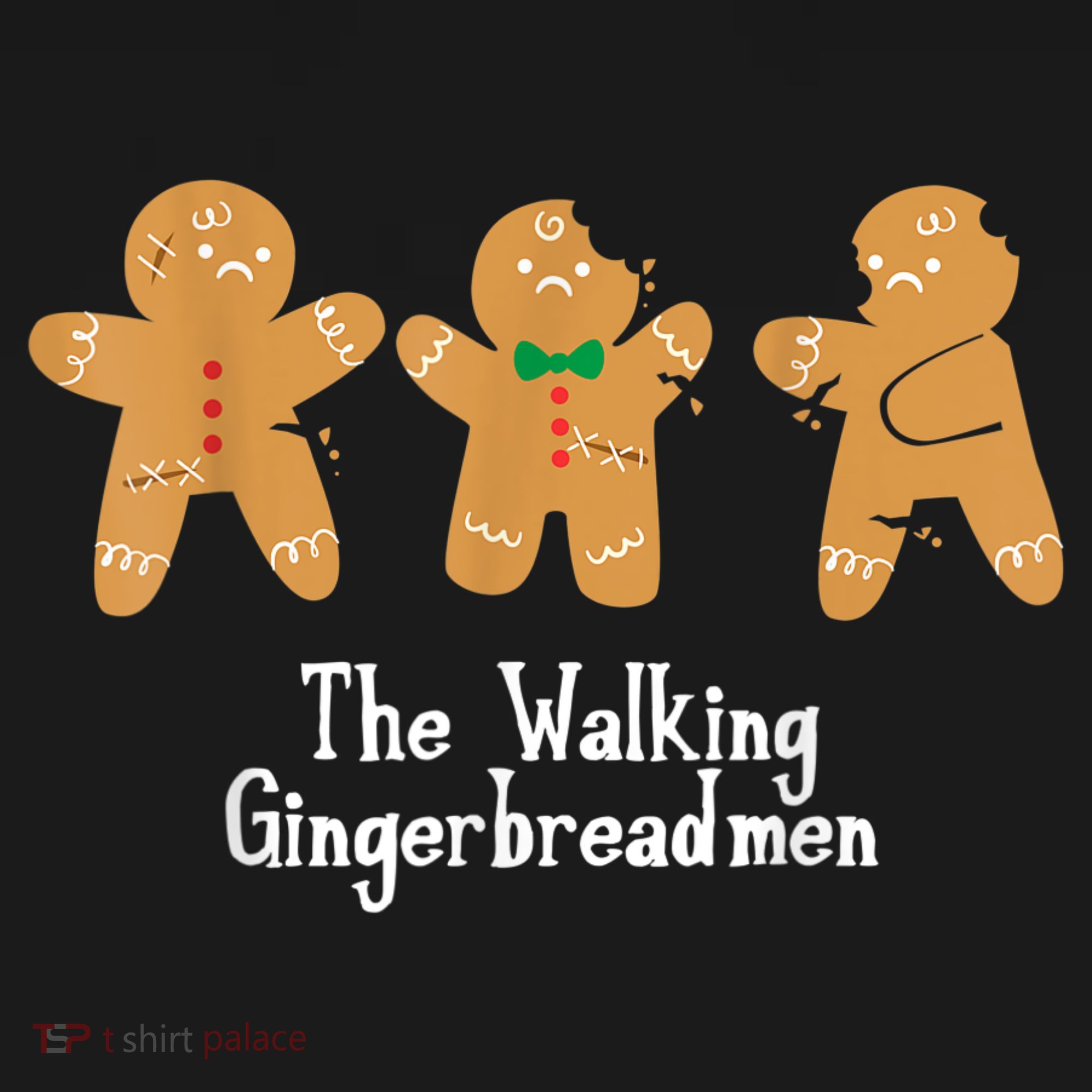 Gingerbread Walking Bread Cookie Baking Cute Christmas Long Sleeve Shirt