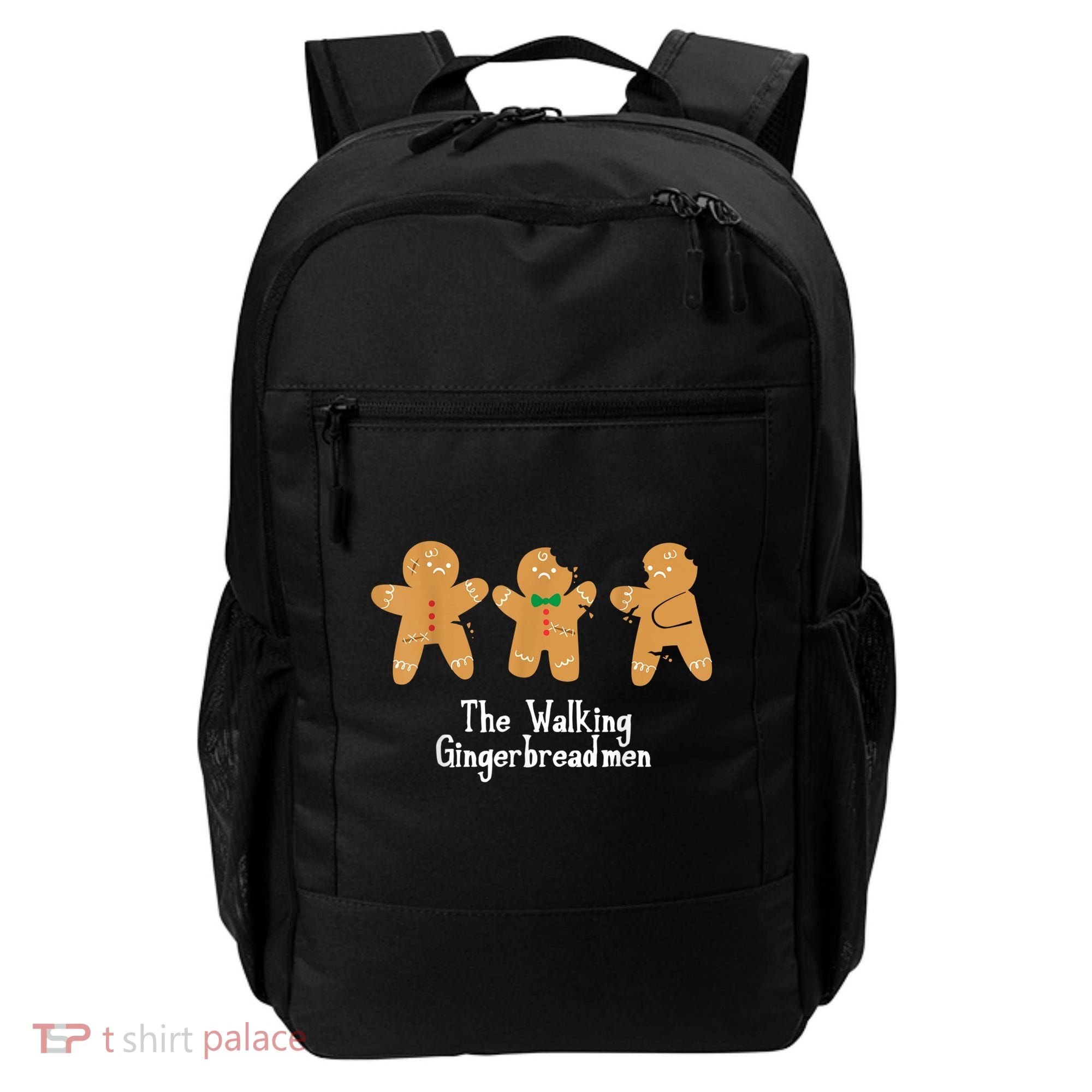 Gingerbread Walking Bread Cookie Baking Cute Christmas Backpack