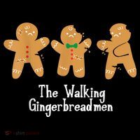 Gingerbread Walking Bread Cookie Baking Cute Christmas Baby Bodysuit thumb 2