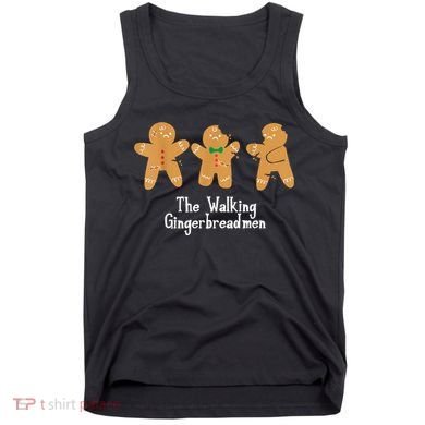 Gingerbread Walking Bread Cookie Baking Cute Christmas Tank Top