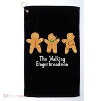Gingerbread Walking Bread Cookie Baking Cute Christmas Golf Towel thumb 0