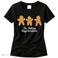 Gingerbread Walking Bread Cookie Baking Cute Christmas Women's T-Shirt thumb 0