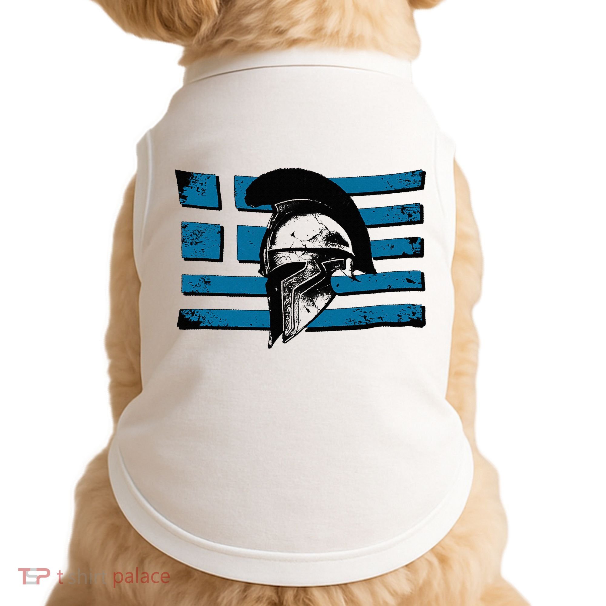 Greek Warrior Battle Flag Greece Historic Battle Flag Doggie Tank