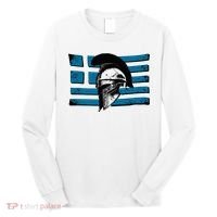 Greek Warrior Battle Flag Greece Historic Battle Flag Long Sleeve Shirt thumb 0