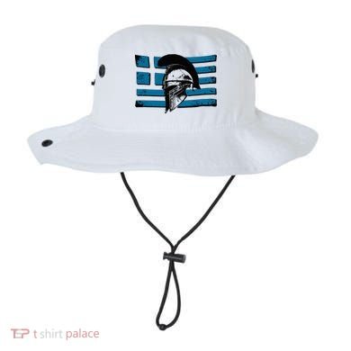 Greek Warrior Battle Flag Greece Historic Battle Flag Bucket Hat