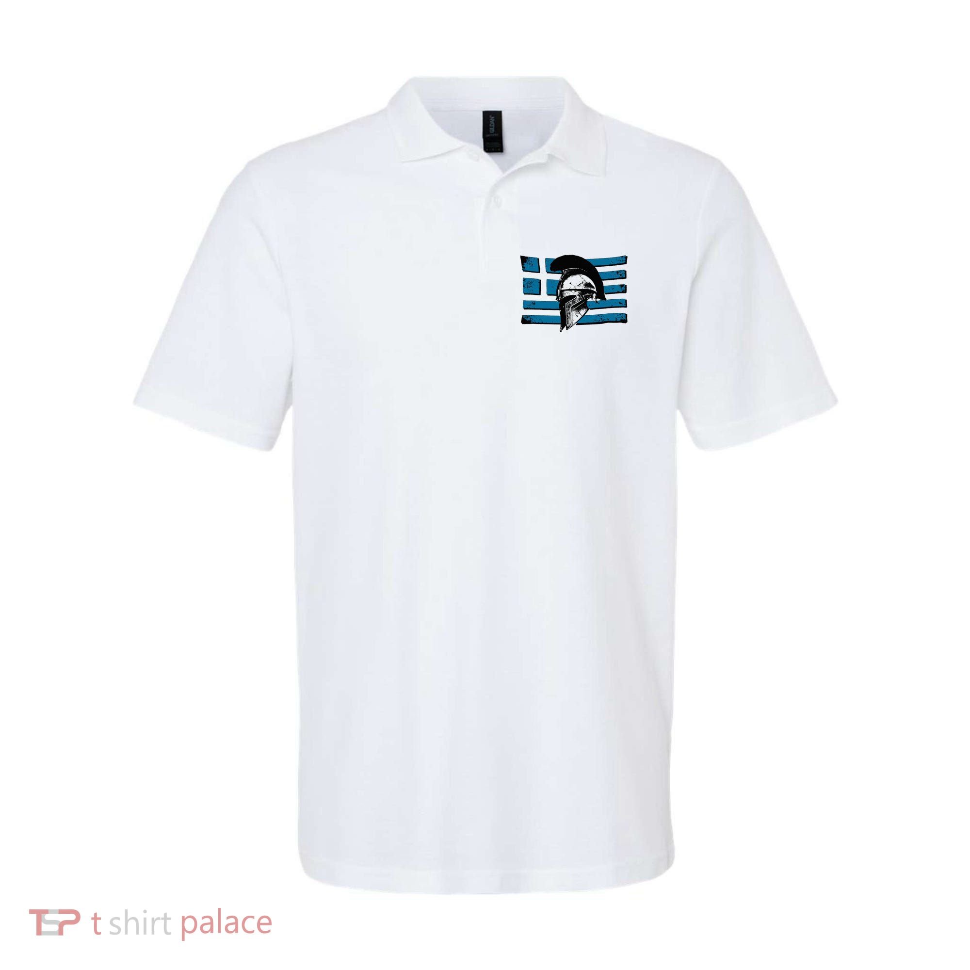 Greek Warrior Battle Flag Greece Historic Battle Flag Polo