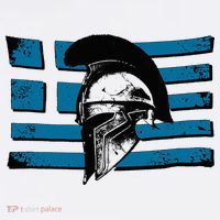 Greek Warrior Battle Flag Greece Historic Battle Flag Polo thumb 3
