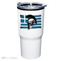 Greek Warrior Battle Flag Greece Historic Battle Flag Tumbler thumb 0
