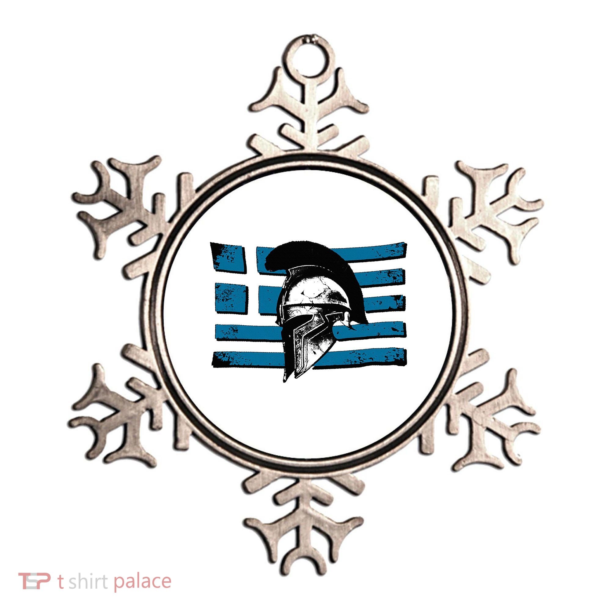 Greek Warrior Battle Flag Greece Historic Battle Flag Ornament