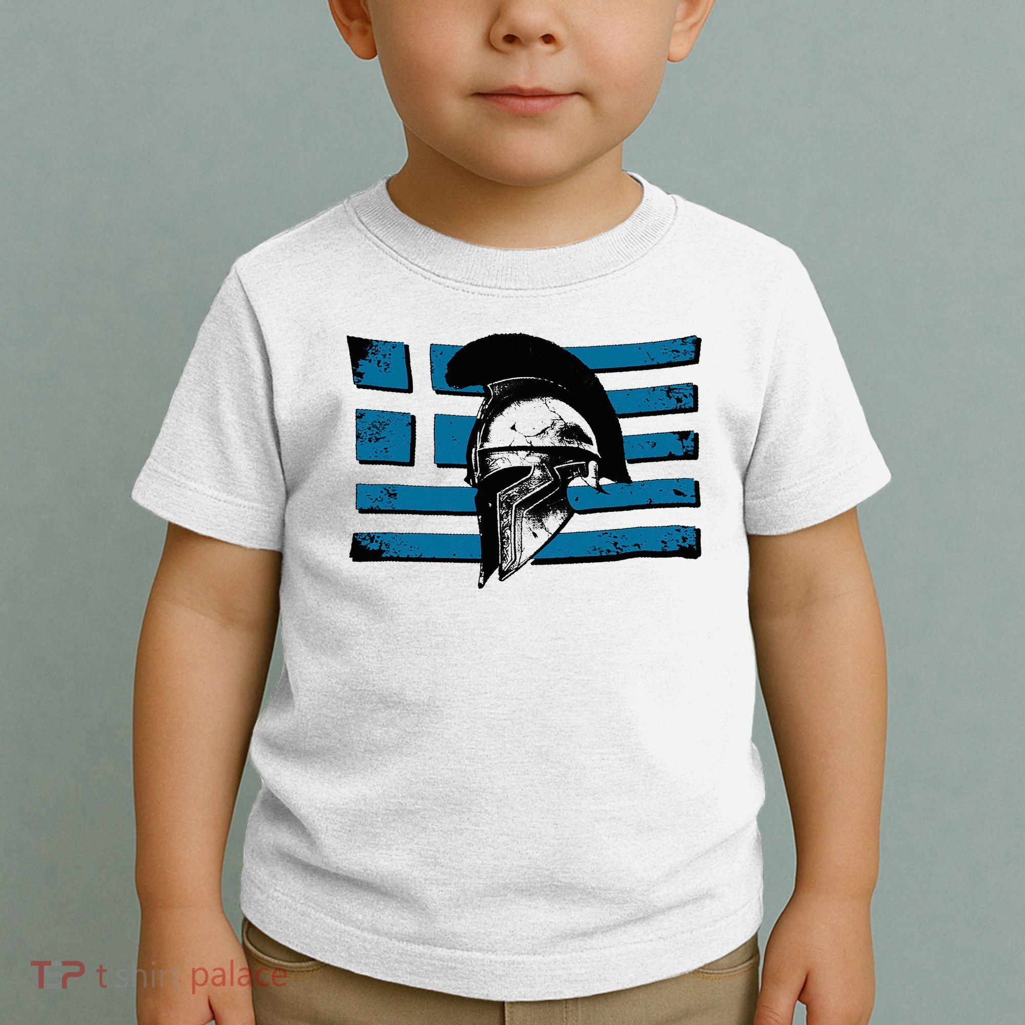 Greek Warrior Battle Flag Greece Historic Battle Flag Toddler T-Shirt