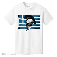 Greek Warrior Battle Flag Greece Historic Battle Flag Kids T-Shirt thumb 0