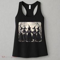 Girl Will Be Girl Funny Witch Halloween Vibes Feminist Gift Women's Tank Top thumb 3