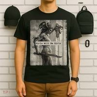 Girls Will Be Girls Medusa Feminist T-Shirt thumb 6