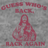 Guess Who's Back Back Again Happy Easter! Jesus Christ Toddler Hoodie thumb 2