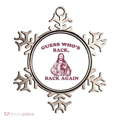 Guess Who's Back Back Again Happy Easter! Jesus Christ Ornament