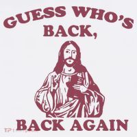 Guess Who's Back Back Again Happy Easter! Jesus Christ Visor thumb 3