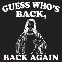 Guess Who's Back Again Funny Jesus Women's Sweatshirt thumb 2